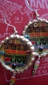 Southern Culture On The Skids "Double Wide" Album Cover Art Earrings for Mary (The Vogue)