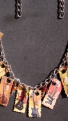 "Mary's Guitars" Art Necklace for Mary