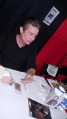 Presenting "Steampunker" and other pieces to James Marsters