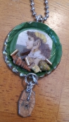 Vintage Bottle Cap Necklace  Vintage Bottle Cap Necklace