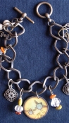 Steampunk Images Charm Bracelet  Steampunk Images Charm Bracelet