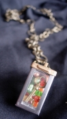 "The Key to Writing" Art Necklace for Charlaine Harris