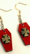 Coffin Earrings  Coffin Earrings