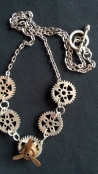 Vintage Gears Necklace