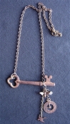 Antique Skeleton Key Necklace 