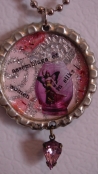 "Pink Fairy" Necklace for Ray Bradbury